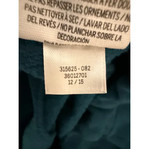 Victoria's Secret PINK Y2K Sweatpants Small Blue Logo Dog Raw Hem - Image 5