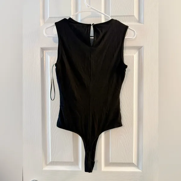 NEW! Paige Layla Black Mesh Bodysuit Size XS - Image 4