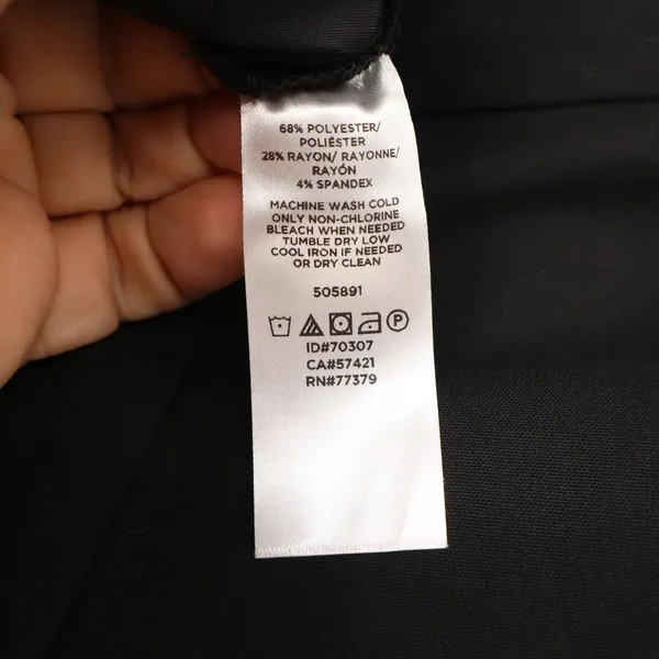 Ann Taylor Factory The Straight In Curvy Black Dress Pants Size 8 Professional - Image 5