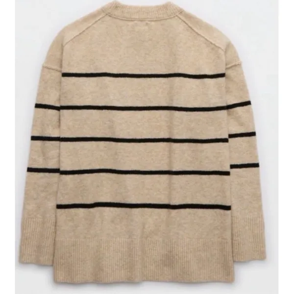 ✨American Eagle Aerie Unreal Sz Small Sweater Striped (Flawed)✨ - Image 5