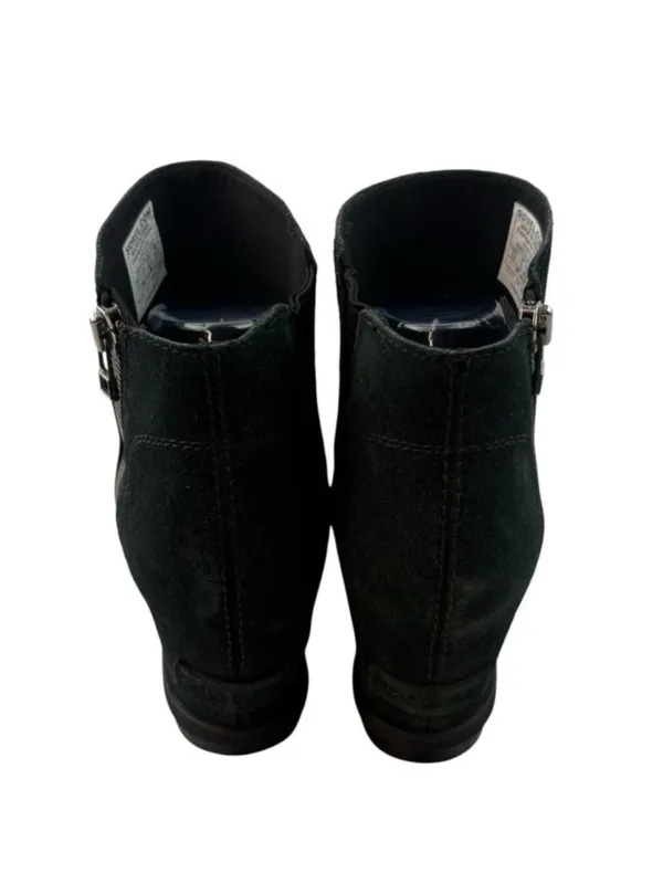 Sorel Joan of Arctic Wedge II Chelsea Boots Women’s Size 9.5 Black Suede Leather - Image 4