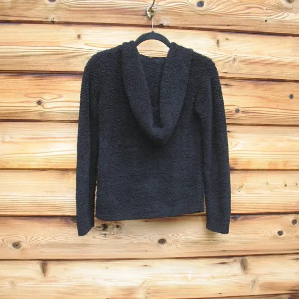 Barefoot Dreams Black Bamboo Lite Zip Hoodie Jacket - Image 6