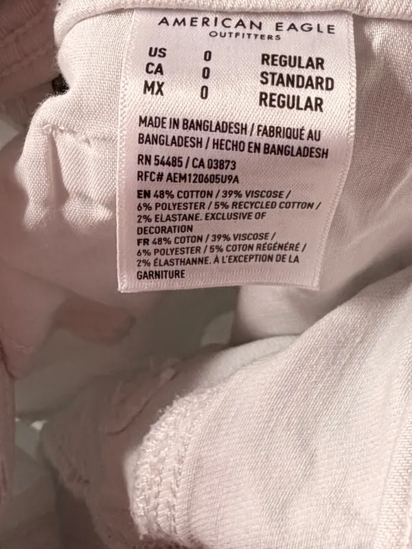 American Eagle White Jeans - Image 7