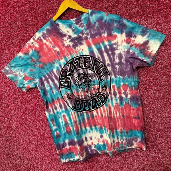 Grateful Dead BIg Bertha purple pink oversized Tie Dye Large - Image 3