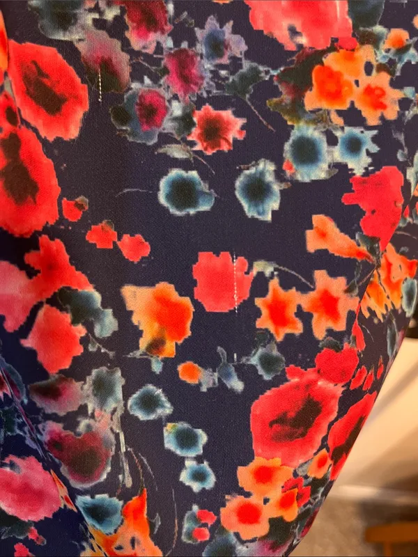 Badgley Mischka Floral Popover Sheath Dress Size 10 - Image 8