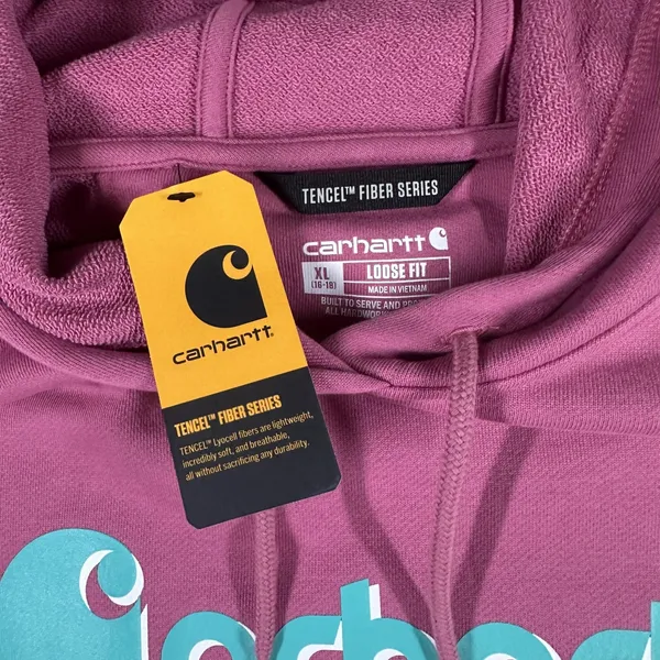 Carhartt Hoodie Womens XL‎ Tencel Fiber Series Loose Fit Sweatshirt Fall NWT - Image 9