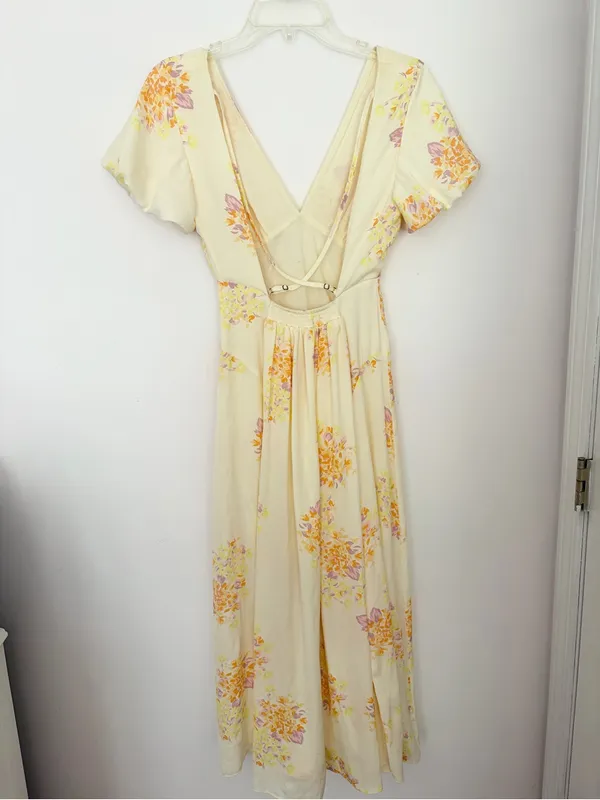 Free People Laura Printed Midi Dress - Image 3