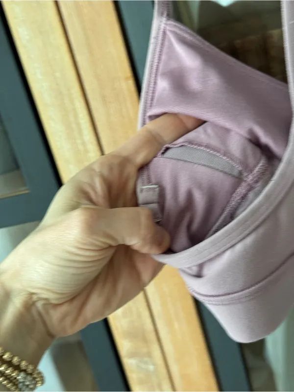 Lululemon Flow Y Sports Bra Nulu Lavender Lux dusty rose blush strappy workout - Image 10