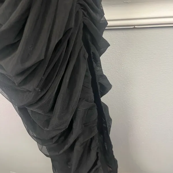 House of CB Black Fornarina Mesh Organza Dress Size extra small - Image 6