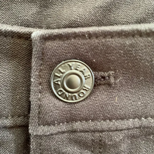 AYR The‎ Future Black Cotton Stretch Straight Leg Pants E2430 Size 29 Minimalist - Image 4