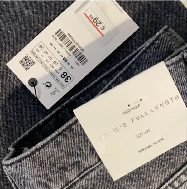 ZARA Jeans High-Rise 90s Full-Length - Image 3