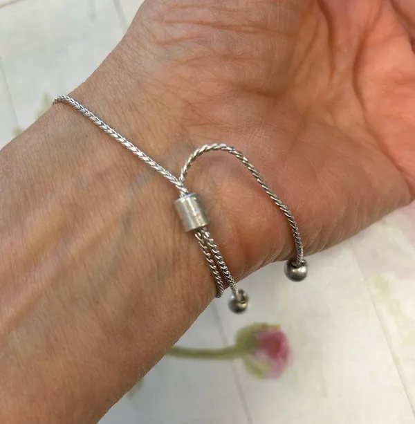 Silver Thankful Bracelet - Image 5