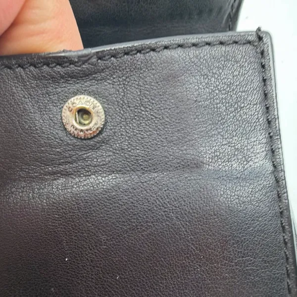 Coach Black Signature Coated Canvas Wallet - Image 7