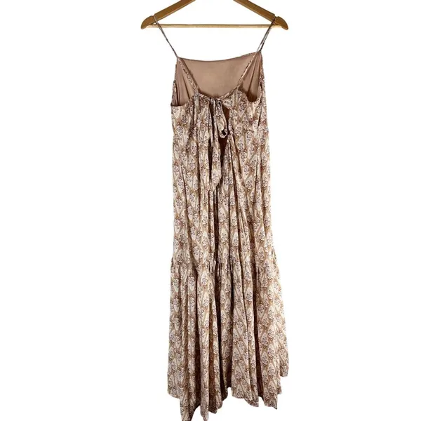 By The River Boho Cottagecore Sleeveless Midi Dress Size Large - Image 2