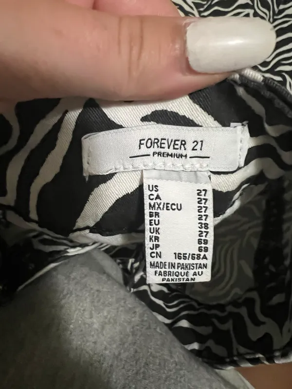 Zebra Wide leg Jeans - Image 2