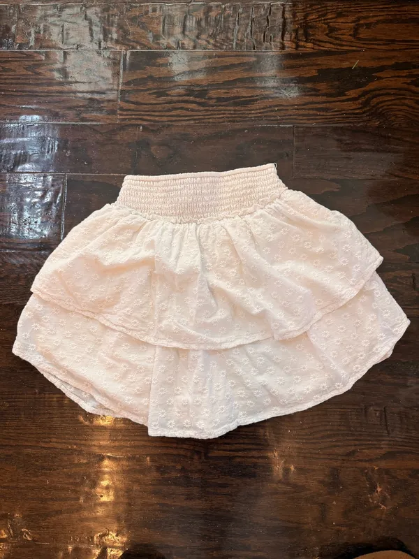 Hollister Eyelet White Mini Skort - Image 5