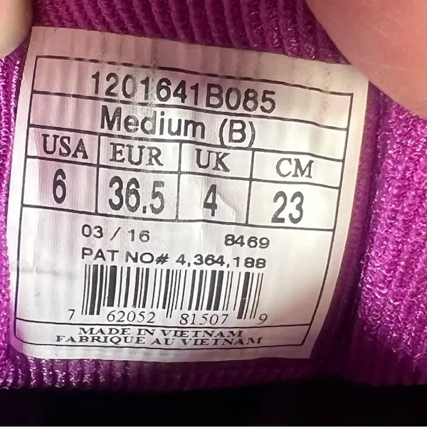 Brooks Ariel 14 Women's Shoe Purple and Silver Size 6 #958 - Image 9