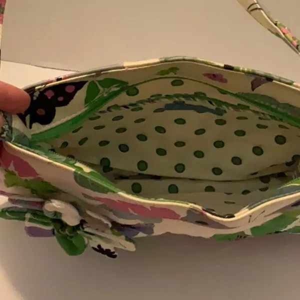 Vera Bradley Holly Sateen handbag purse. EUC - Image 4