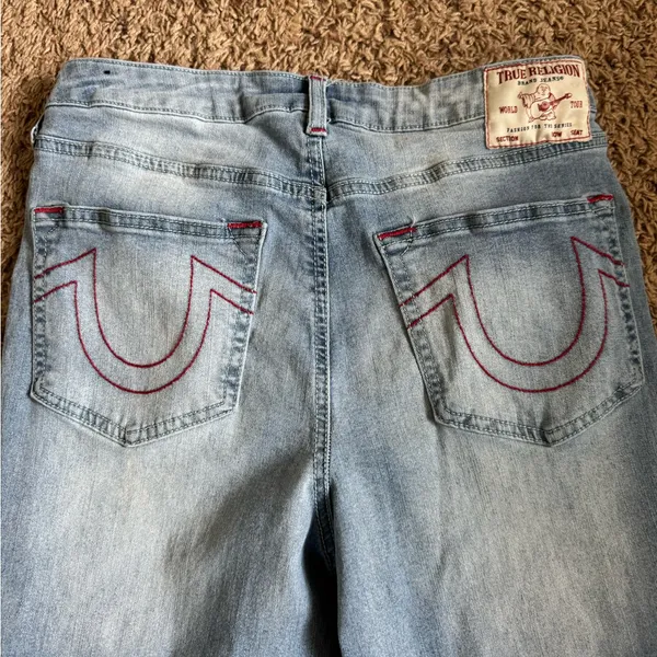 True Religion Halle High Rise Super Skinny Jeans Light Blue size 30 - Image 10