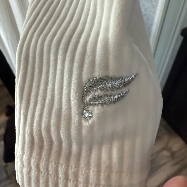 Fabletics White Ribbed Jumpsuit size Small - Image 3
