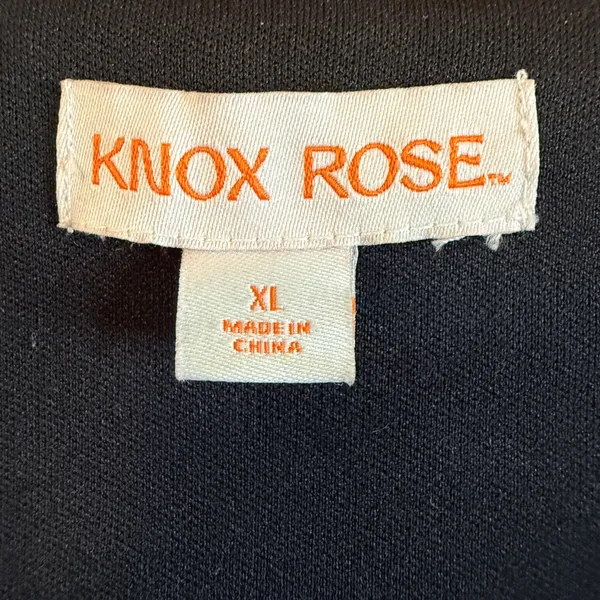 Knox Rose XL Black Velour V-Neck Flutter Sleeve‎ Empire Waist Top Blouse - Image 5