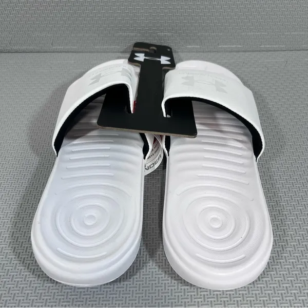 Under Armour White Ansa Women's Fixed Slides Size 9 SKU#33105 - Image 4