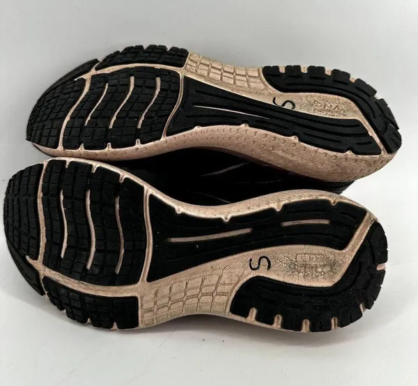 Brooks Glycerin 19 Road Running Shoe Athletic Workout Lace Up Black Pink 9B - Image 8