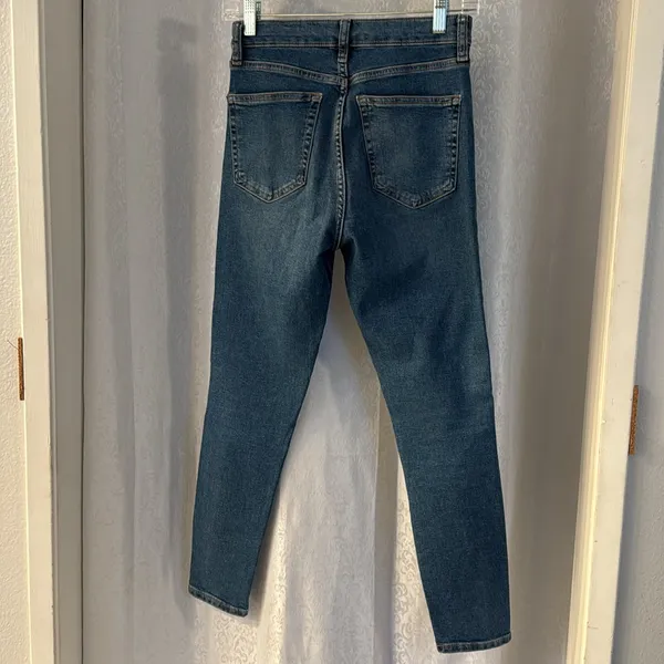 Topshop Moto Jean With Rhinestone Embellidhment Sz: 28 - Image 2