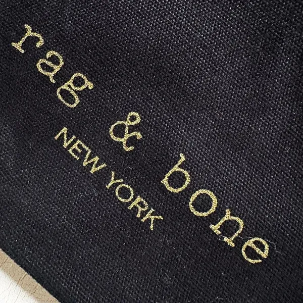 Rag and Bone black drawstring dust bag - Image 2