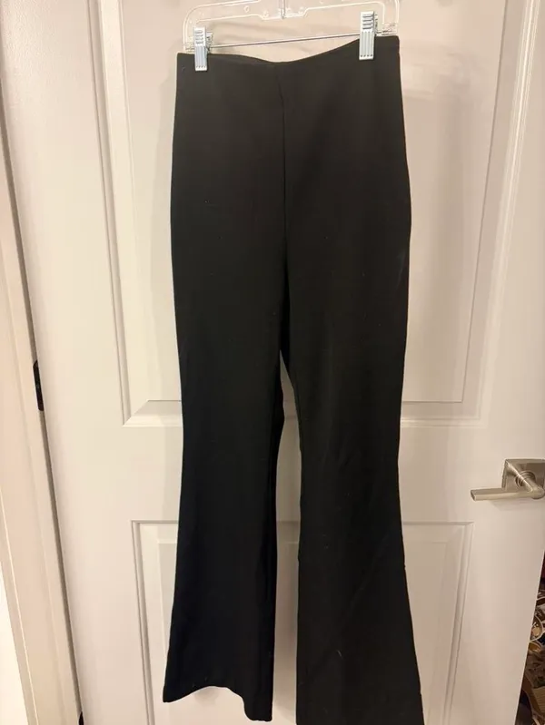 H&M Black Flare Dress Pants - Image 8