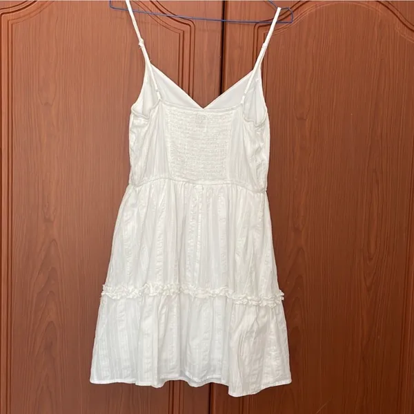 Francesca’s Blue Rain Summer Dress, Size Medium - Image 11