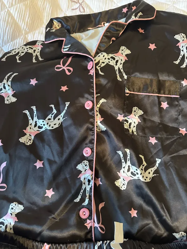 Dalmatian satin pajamas  - Image 3