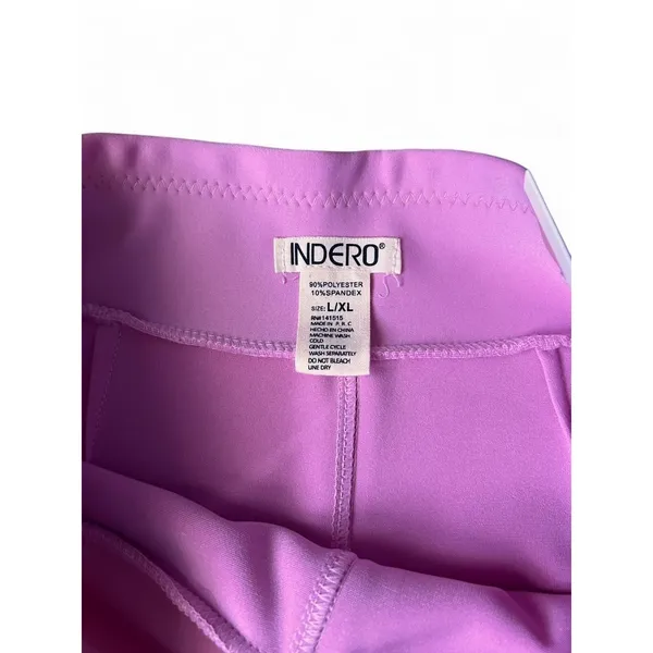 Bubblegum Pink Scuba Flare Pants Chain Belt Y2K McBling Barbiecore Femme Fatale - Image 5