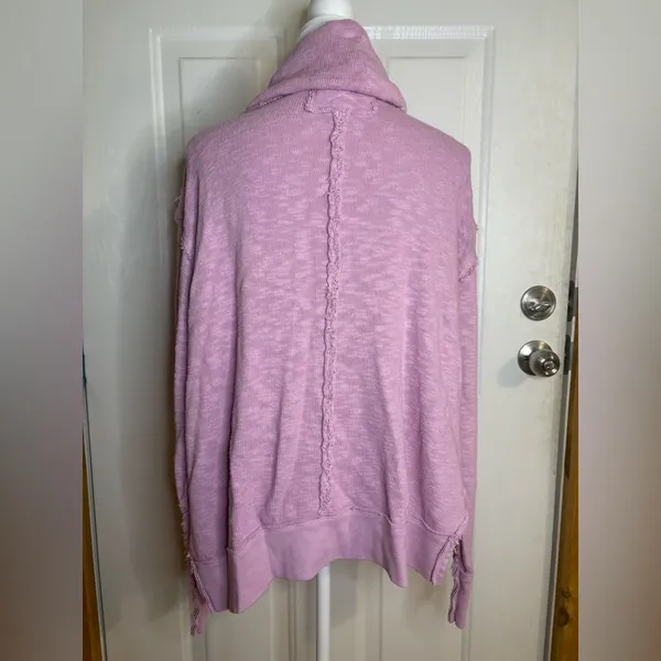 We The Free Pink/Lavender Timmy TurtleNeck Sweater size XS oversized - Image 4