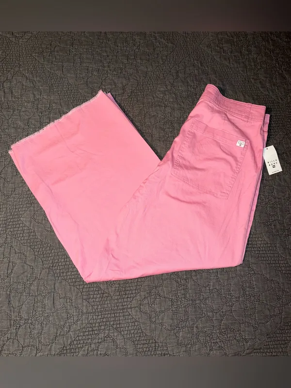 Billabong Side Kick Pant-Pink Women’s Size-30 NWT - Image 5
