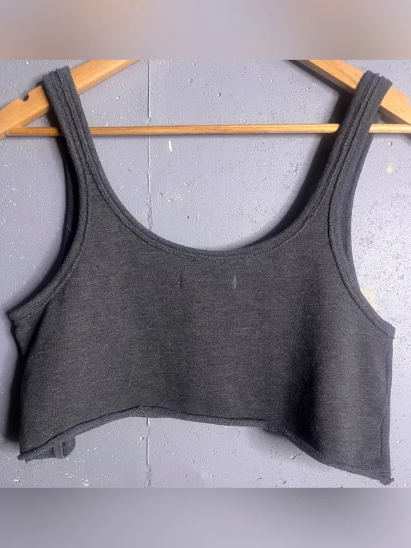 We the Free Gray Cropped Tank Size Medium - Image 5
