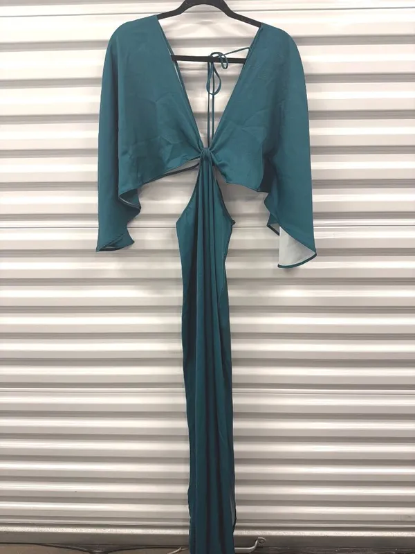 Boamar Avalon Cut Out Maxi Dress Emerald Womens Size Small - Image 5