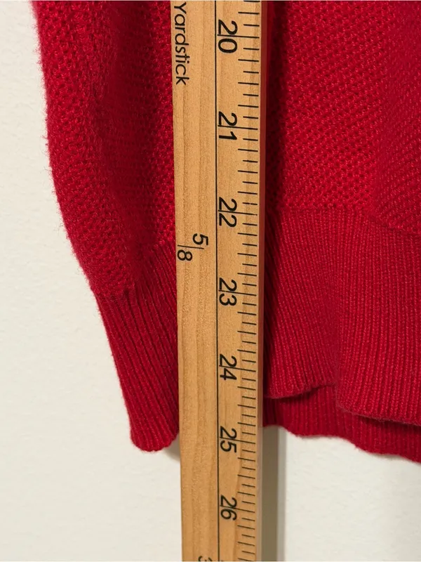 Ralph Lauren Polo Sweater Vest Size L/XL Women’s Large XL Red Knit Cotton - Image 8