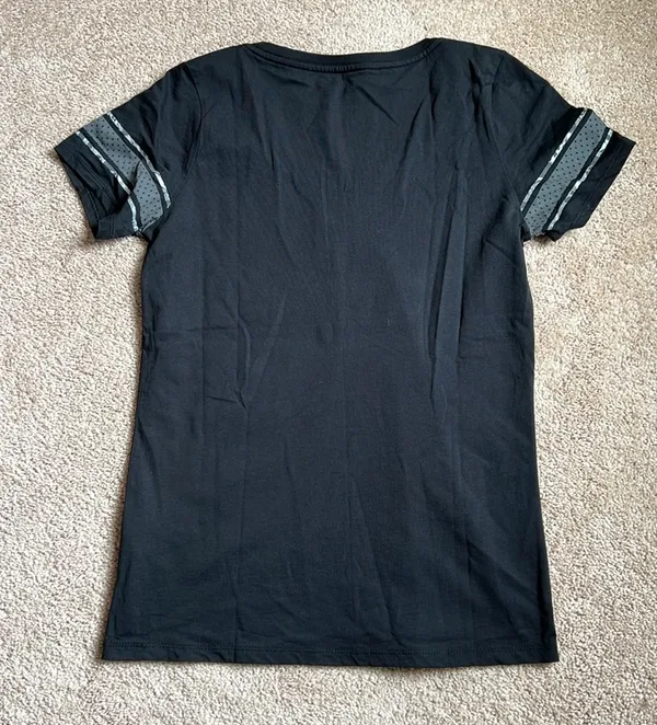The Nike Tee Black Cotton Jersey Short Sleeve Tee. Size Medium - Image 6