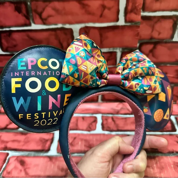 Disney Colorful Epcot Food & Wine Festival 2022 Mickey Ears - Image 8