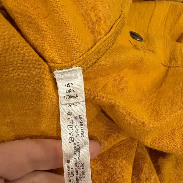 Out from Under Urban Outfitters Lyra popover oversized top sz S yellow - Image 6