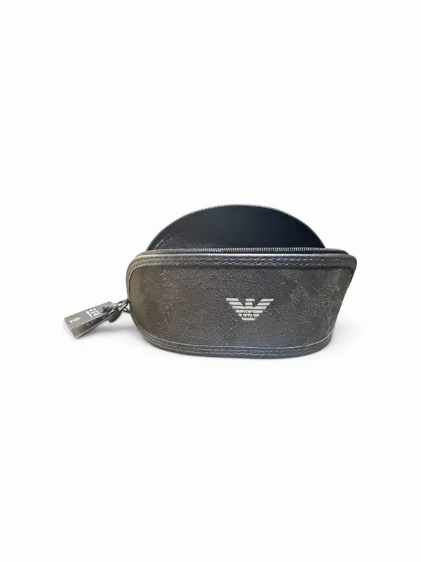 Emporio Armani Black‎ Cat-Eye Sunglasses with Case and Accessories - Image 7