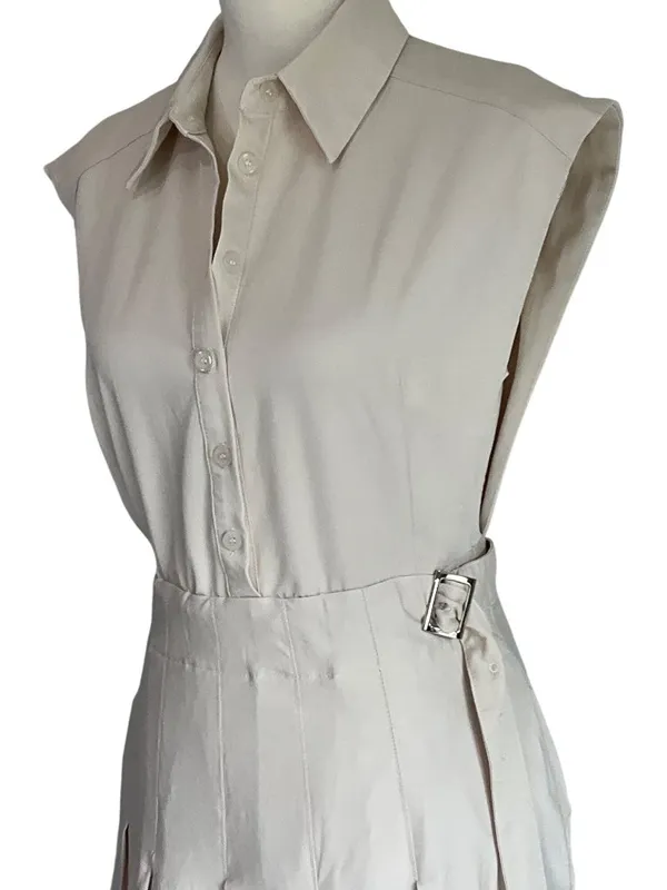 En Saison Quince Midi Shirt Dress in ecru Medium New Womens dresses - Image 7