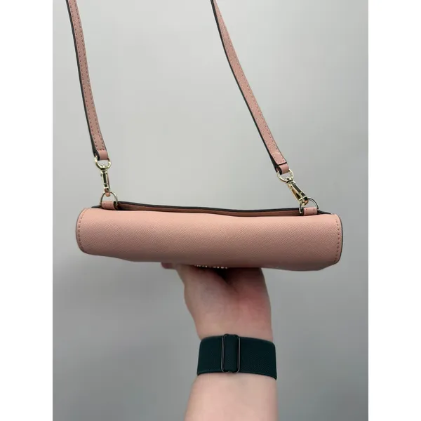 Kate Spade‎ PerryCrossbody Bag Pink White Colorblock Leather Convertible Wallet - Image 5