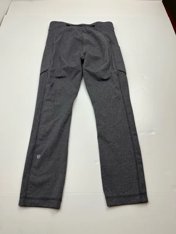 Lululemon Speed Up Tight Legging Heathered Black Grey Gray W5CA2T‎ Womens 6 - Image 12