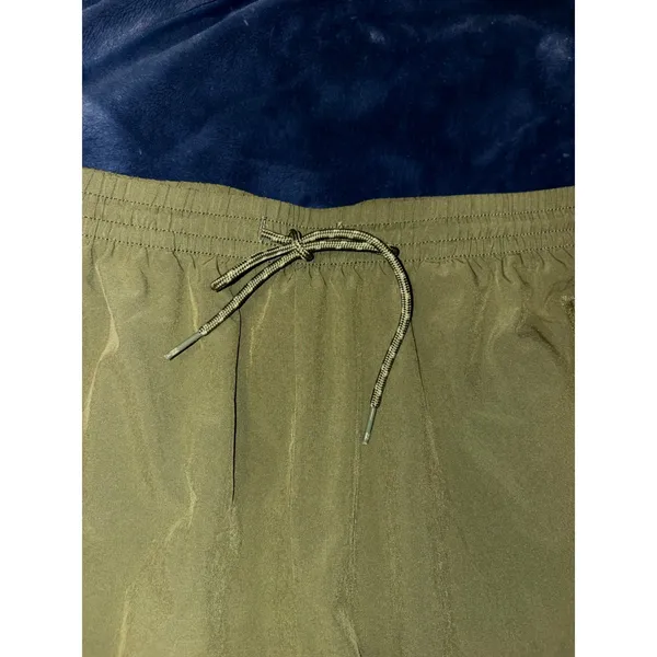 Billabong Adventure Division Olive Green Elastic Waist Zipper Pocket Shorts M - Image 2