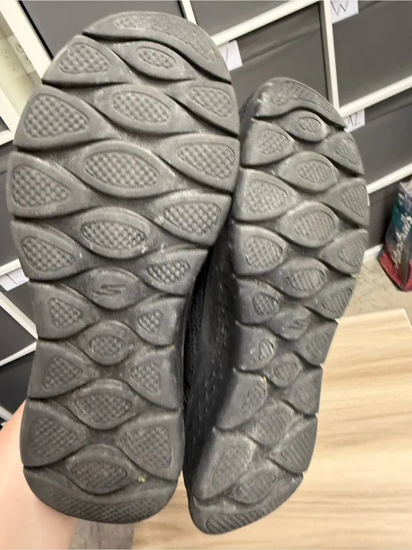 Skechers Go Walk Flex Black Slip-On Mesh Comfort Sneakers - Image 7