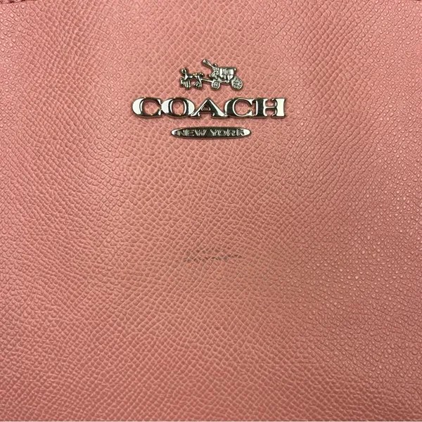 Coach F57526 Ava Tote Crossgrain Leather Bag Blush Pink / Silver - NEW w/ DEFECT - Image 4