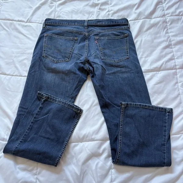 Vintage Y2K Levis Blue Womens Classic Low Rise Bootcut Jeans City Beach‎ Outdoor - Image 6