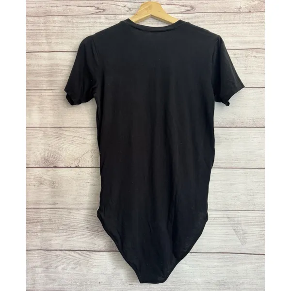 Free People In My Tee Bodysuit BLACK SZ XS - Image 4